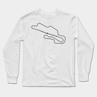 Art Black Mugello F1 Track Italy Long Sleeve T-Shirt
